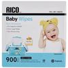 RICO Baby Wipes, 100 Sheets Per Pack, 9 Packs Per Case