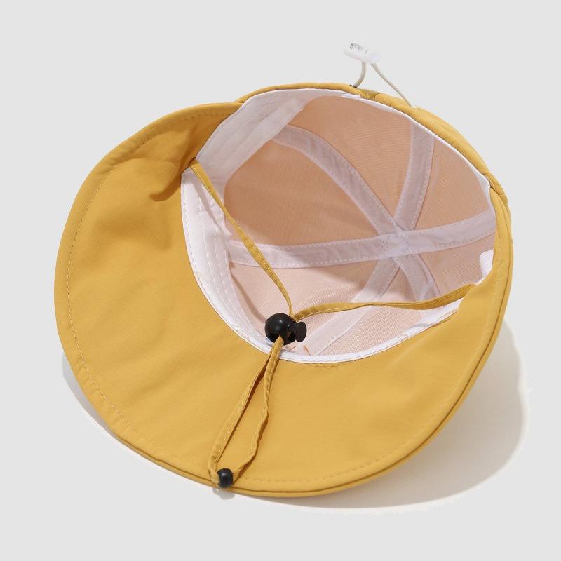 Children's Adjustable Duck Baseball Cap - Cute Wide Brim Sun Protection Hat for Boys & Girls, Spring/Summer Korean Style
