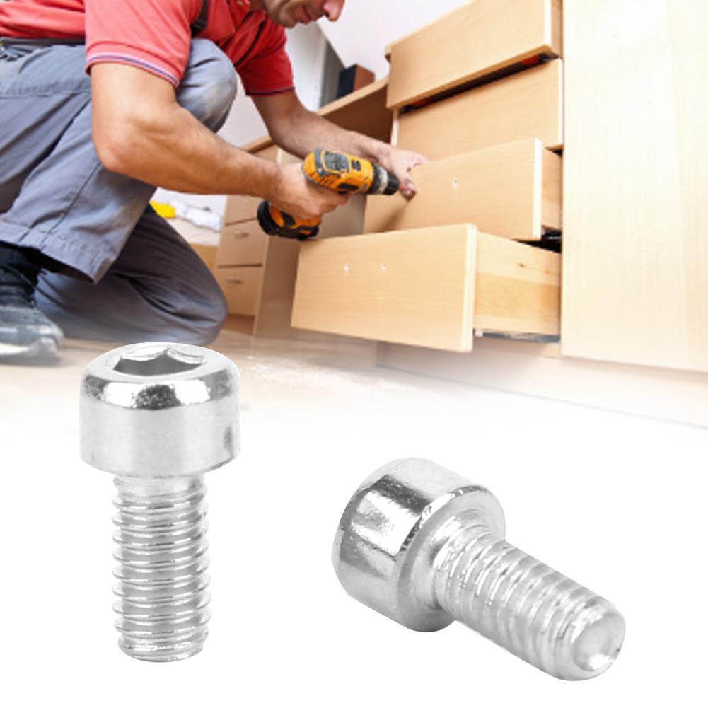 50Pcs Hex Socket   Screw Stainless Steel Cylinder Head Fasteners for Wood Tool