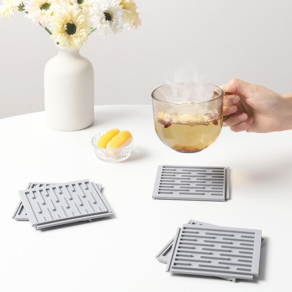 Silikon-Küchenmatte Multifunktionale wasserabsorbierende Oberfläche Spülmaschinenfest Trocknungsstation Zubehör