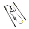 2pcs RGB LED Whip Lights 0.6m with APP Remote Control Music Antenna Whip Light for UTV ATV Offroad Truck