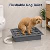 Detachable Dog Training Potty Non-slip Dog Litter Box Portable Flushable Dog Toilet Indoor
