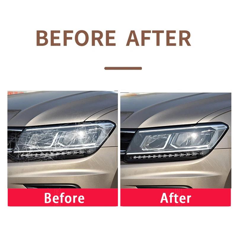 Potrivit pentru Volkswagen Tiguan 5N MK2 2017- Pe HD Film de protecție pentru faruri auto Nuanță Autocolante TPU Film pentru decorarea farurilor auto
