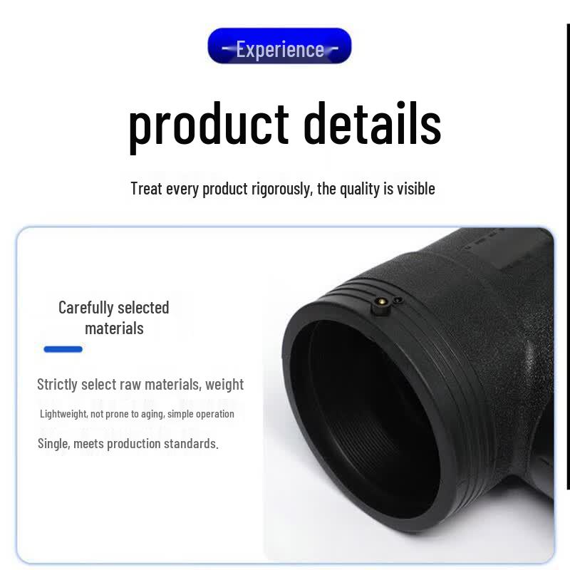 PE Electrofusion Equal Tee Water Pipe Joint