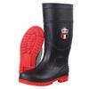 Outdoor work anti-smashing rain shoes men's embedded steel head protective water shoes anti-piercing non-slip rain boots high water boots