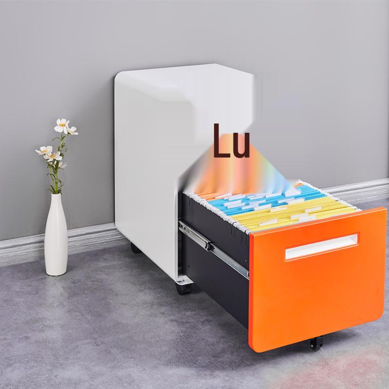 Mobile Metal Filing Cabinet with Lock - Under Desk Office Storage Drawer