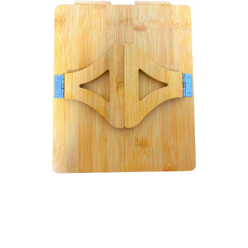 Bamboo Armrest Tray: Portable, Foldable & Round Sofa Table