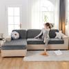 Thick Velvet Sofa Cover Solid Color Sofa Cushion Cover Elastic Slipcover All-inclusive Couch Cover Dining Room