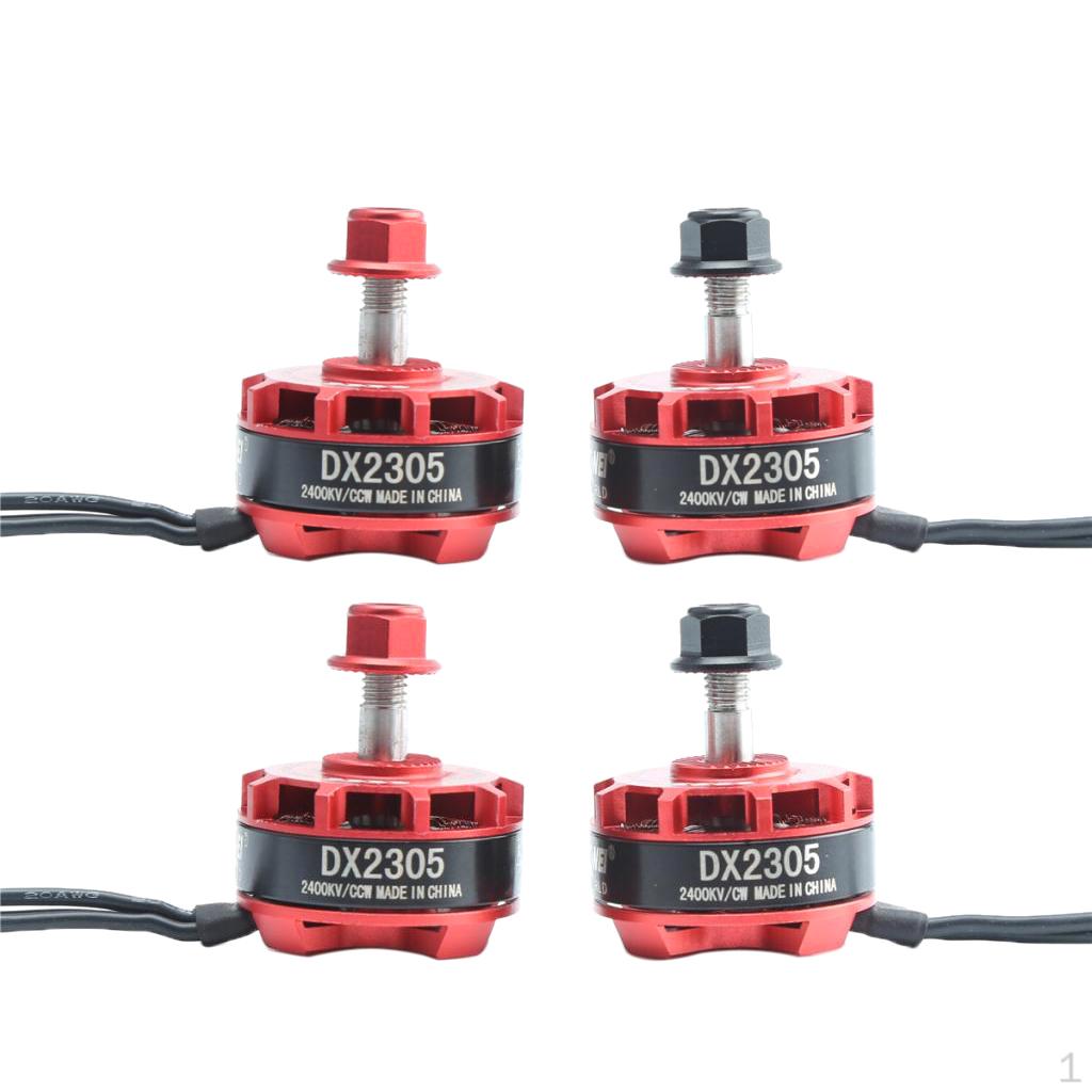 

4pcs 2400KV Brushless Motors CW+CCW for X210 250 280 FPV
