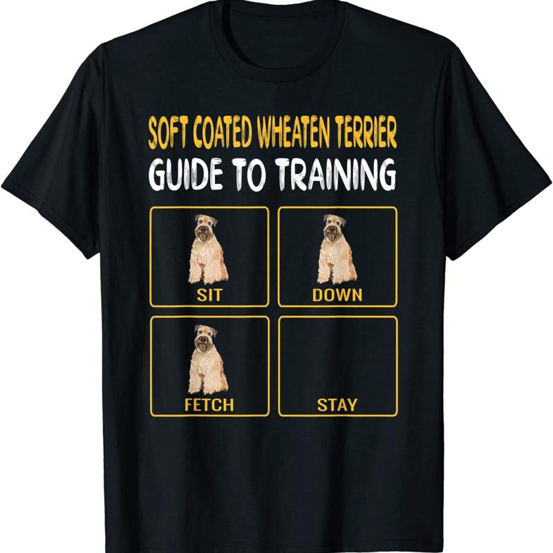 

Min New Limited Soft Coated Wheaten Terrier Guide To Training Dog Obedience T Sh T shirt S разноцветный