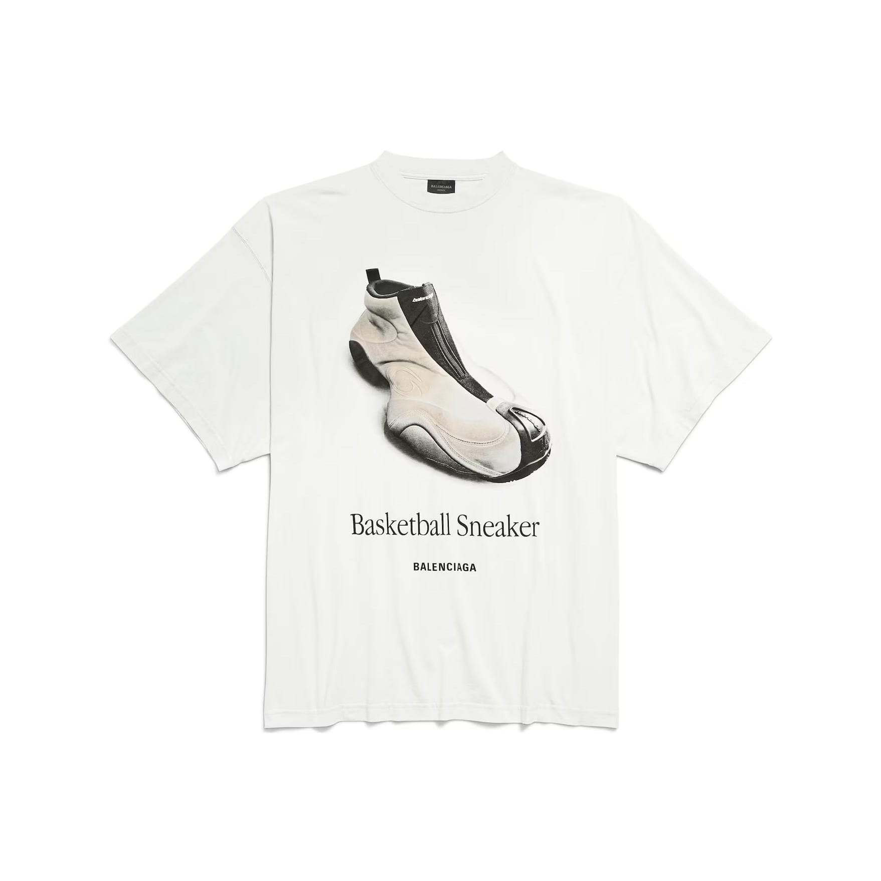 Balenciaga Graphic Printed Crewneck T Shirt