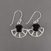 Black Onyx Cab 925 Solid Sterling Silver Earrings, Handmade Gemstone Earrings Jewelry, Gifts For Wife Brand New Earrings
