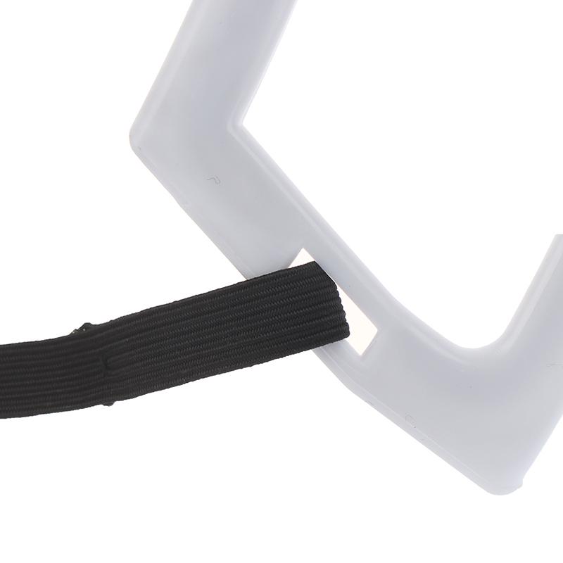 Weißer Nackenhaarlinien-Leitfaden Nackenlinie Haarlinie Haarschnitte Vorlage Rasieren Trimmen