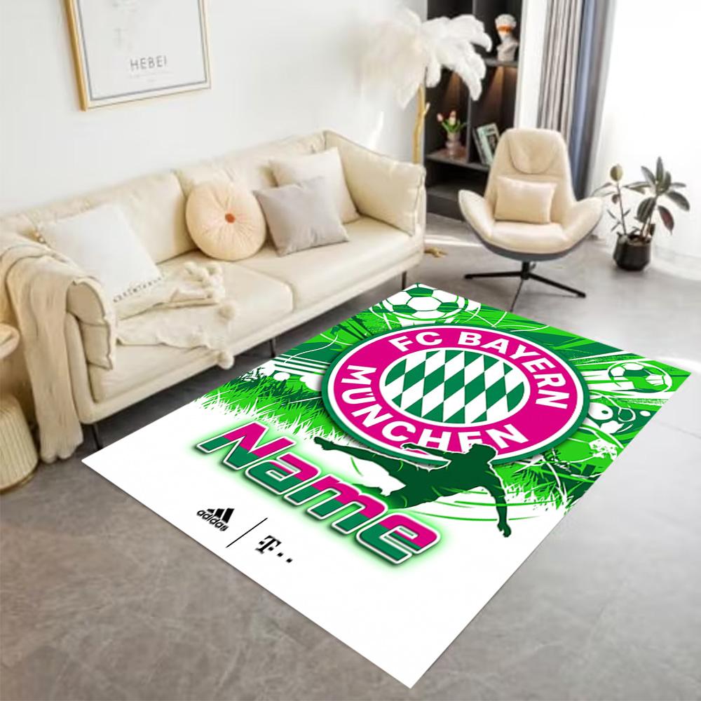 Bayern Munich Fan Poster Carpet Suitable for Study Room Outdoor Kitchen Dormitory Anti-slip Rug Decorate Offices Perfect Gift for Friends & Family