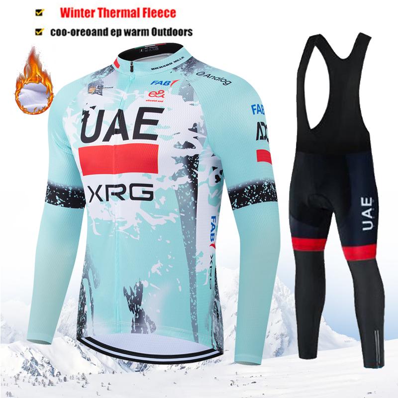 2026 Cycling Jersey Set Autumn Winter Cycling Jersey Bib Pants Set Men Long Sleeve Bicicleta Set MTB Road Bike Clothing Suit