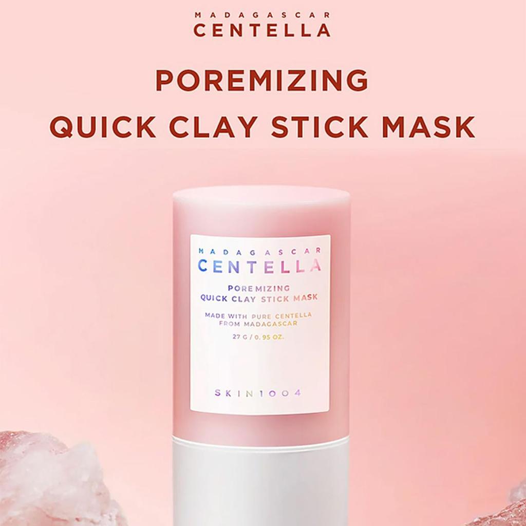 Skin1004 Masca cu Argilă Stick Poremizing Quick Centella Madagascar 27g, Curățare Profundă, Controlul Sebumului, Calmantă, Portabilă, K-Beauty, Machiaj Coreean