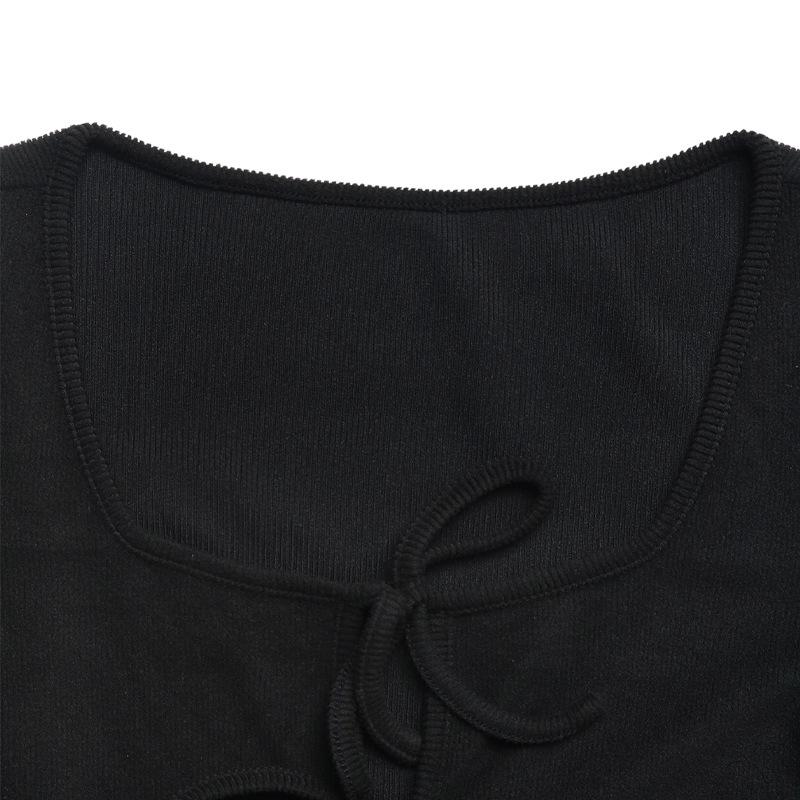 YYFS Women's Fashion Casual Spring Autumn Solid Color Print Long Sleeve Square Collar High Waist Trousers Jumpsuits & Rompers