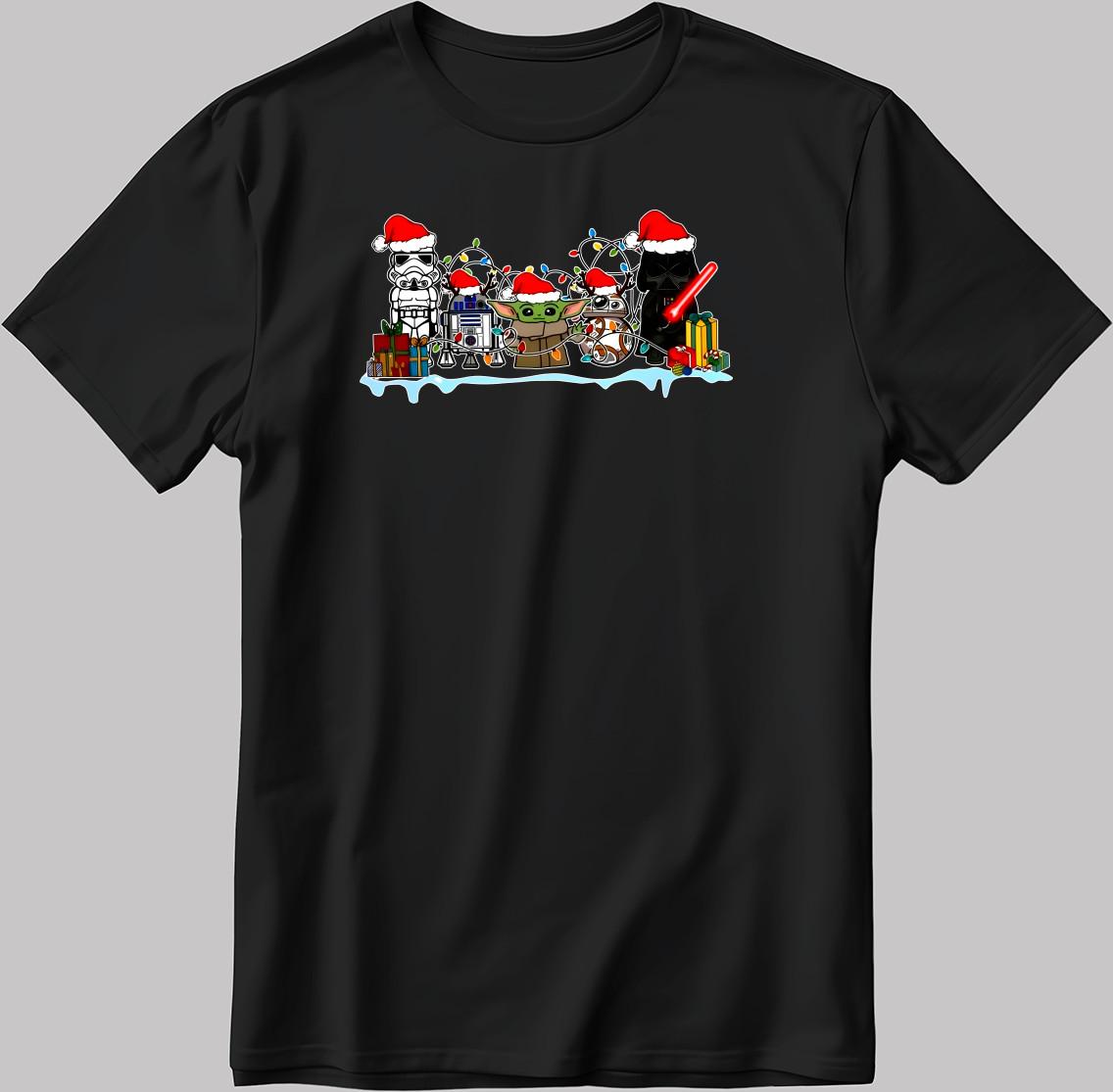 Baby Yoda Christmas, friends Christmas gift Men s / Women s T Shirt KA213 3XL