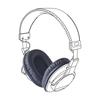 Almofadas YAXI stPad para SONY MDR-CD900st/7506 (Preto)