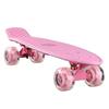 Penny Board Skateboard, Blinkande Hjul, Mini Fish Board, Stadscruiser, Retro Skate Scooter, Trendiga Kompletta Skateboards, 22"