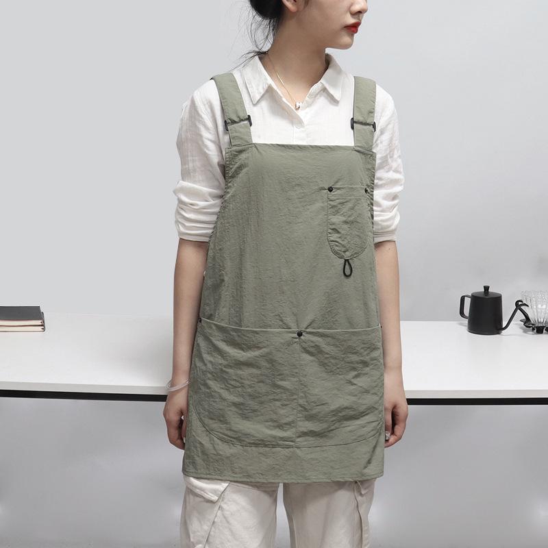 

Водонепроницаемый модный женский регулируемый фартук в корейском стиле для нейл-арта и дома.