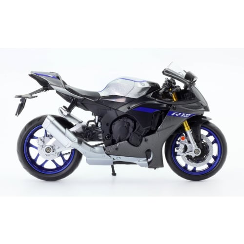 Doyusha Diecast Motorcycle 1/12 Scale 2022 Yamaha YZF-R1M Black Finished Product