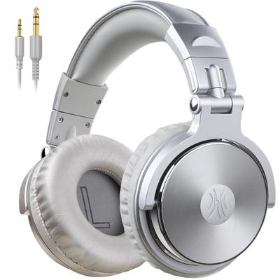 OneOdio Pro 10 Monitor Headphones Wired Bass Enhancement Headphones Over Ear Lightweight Jack Coexistence Single Ear Monitoring Foldable Detachable