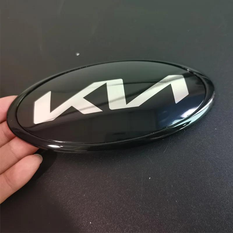 Auto Frontklappe Kofferraum Emblem Lenkrad Logo Aufkleber für KIA Sportage K3 K5 K9 Rio Forte Optima Sorento Ceed Niro Sedona Soul