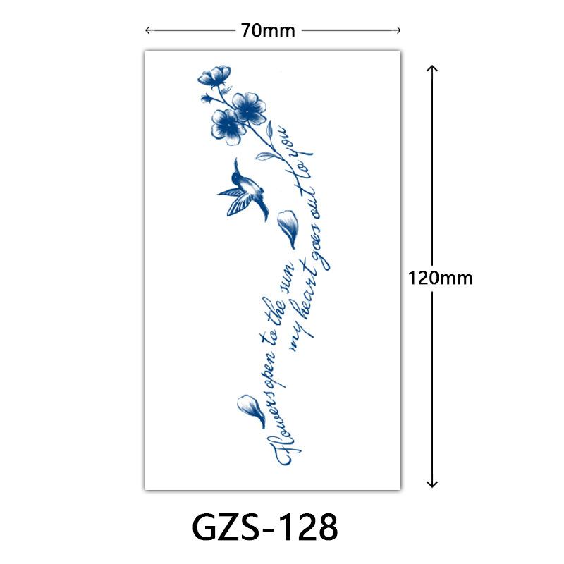 Herbal Juice Tattoo Sticker, Back Of Hand Juice Semi-Permanent Tattoo Sticker, Sweat-Proof Tattoo