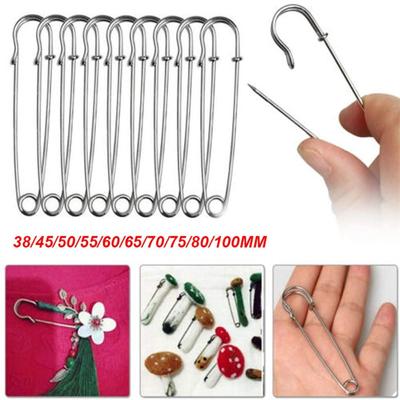 High Quality Stainless Steel Jewelry DIY Craft Safety Pins Large Safety Pin Small Brooch Needles