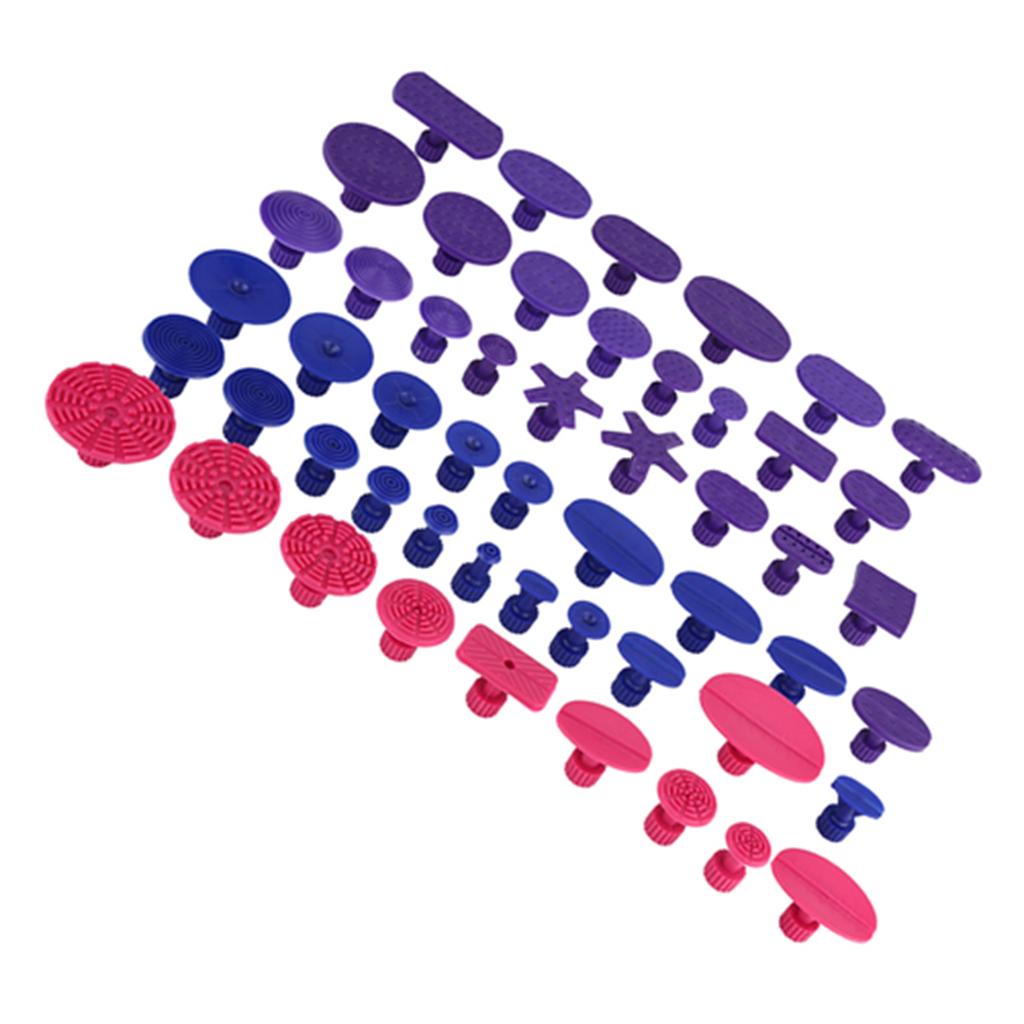 52Pcs Car Auto Body Dents Removal Pulling Tabs Paintless Dent Repair Tools