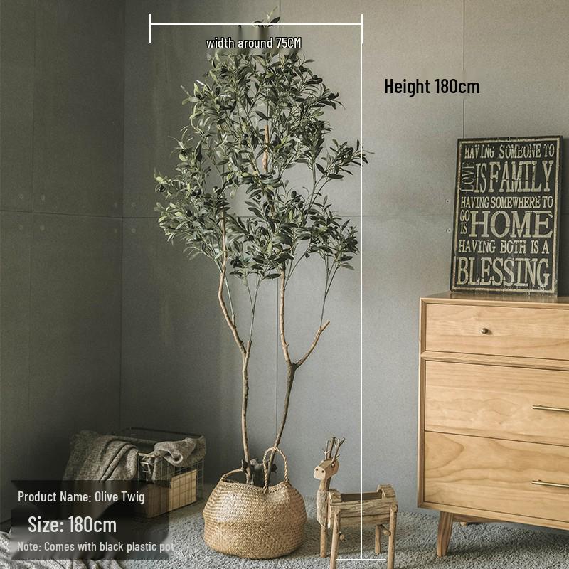 Luxury Fiddle-Leaf Fig Artificial Tree - Large Indoor Potted Plant Decor.