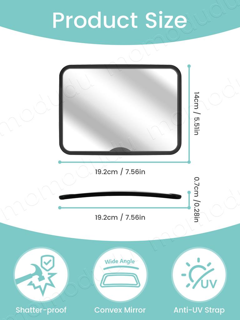 1PC New Style Wide-Angle Baby Car Mirror Rear Seat Safety Square Monitor for Baby or Child Seats