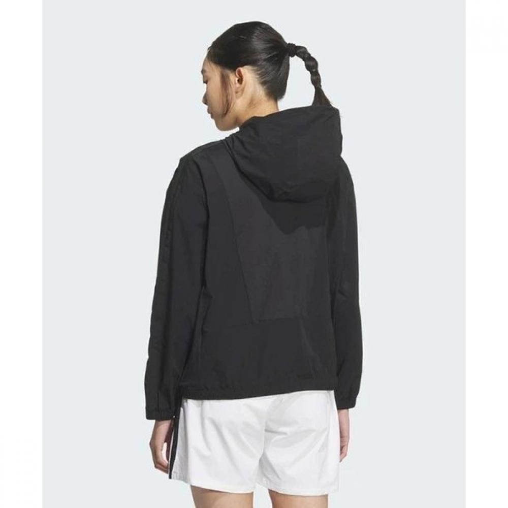 adidas Women S StripeS Long Sleeve Hooded Anorak Jacket Kd7201