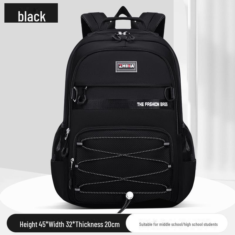 Trendy školní batoh ve velkokapacitním korejském stylu pro studenty nižších a vyšších středních škol - Módní, jednoduchý, lehký a všestranný batoh pro dojíždění.