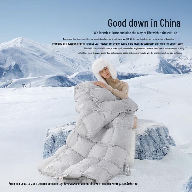 Mercury Home Textiles 95% White Goose Down Quilt