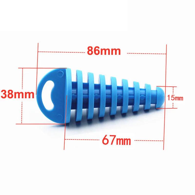 Motorcycle Exhaust Pipe Plug Silencer Motobike Motocross Tailpipe Rubber Air Bleeder Plug Muffler Wash Plugs Pipe Protector