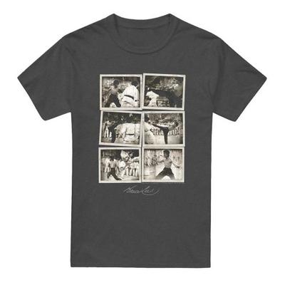 Bruce Lee Unisex Adult Snap Shots Heather T-Shirt