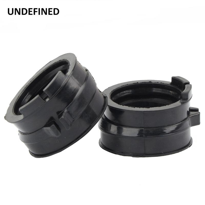 2 Pcs Black Carburetor Intake Manifold Joint Boots Set Glue For Honda XRV750 Africa Twin RD07 Bj. 1993 1994 1995-2003 2002 2001