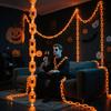 Halloween Decoration Battery String Lights Plastic Chain Light String, Waterproof, 8 Lighting Modes And Timer