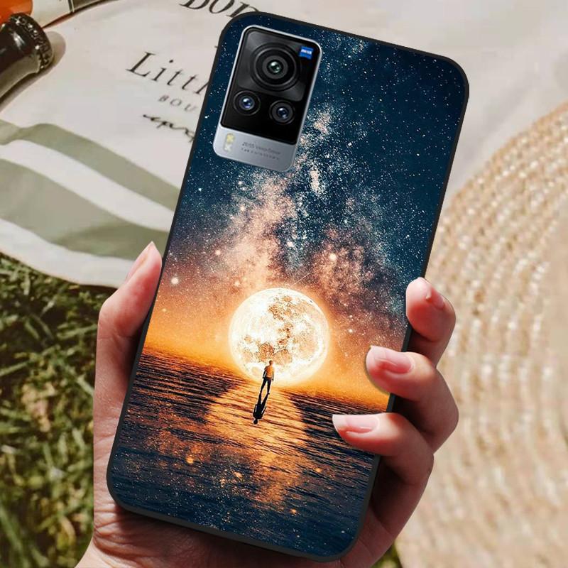 For Vivo X60 Pro Global Version Case Cat Wolf Painted Soft Silicone Phone Cases for Vivo X60 Pro Back Cover X60Pro V2046 Coque