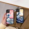 Kanagawa Great Wave Anime Phone Case For Iphone 16 15 14 13 12 11 Pro Max Plus Shockproof TPU+PC Hard Case