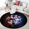 Hunter × Hunter,Round Area Rug,Carpet Rug for Living Room Bedroom Sofa Playroom Decor,Non-slip Floor Mat