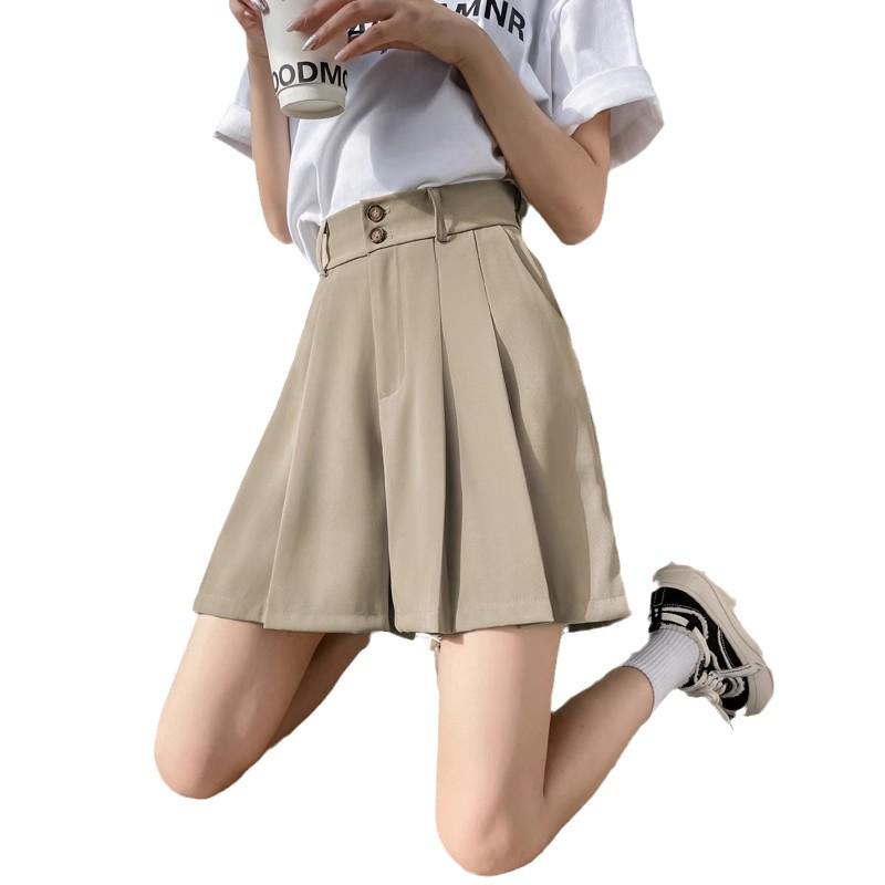 High-Waisted Women's Petite Plus Size Summer Culottes - 2024 A-Line Skirt Style Shorts