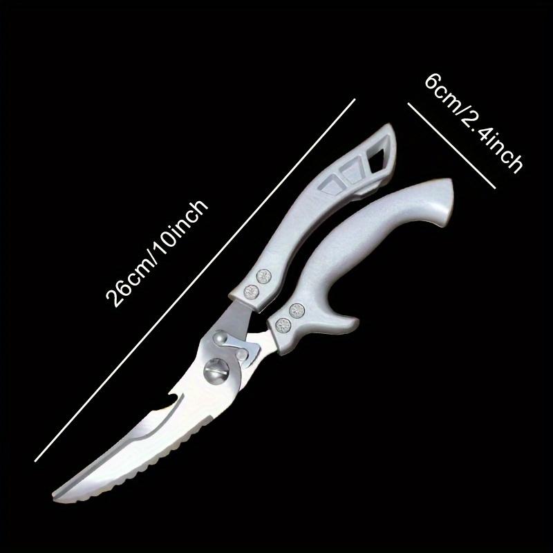 Professional Stainless Steel Kitchen Scissors Heavy Duty Poultry Shears for Cutting Bones, Fish Scaling Multi-Purpose Use