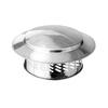80/110/160/200mm Rain Cover Exterior Vent Stainles Steel Rainproof Roof Pipe Exhaust Hood Breathable Windproof