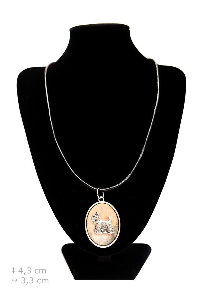 Scottish terrier, Aberdeen Terrier, Scottie, Aberdeenie – Necklace with a dog, pendant for a dog mom | Art-Dog