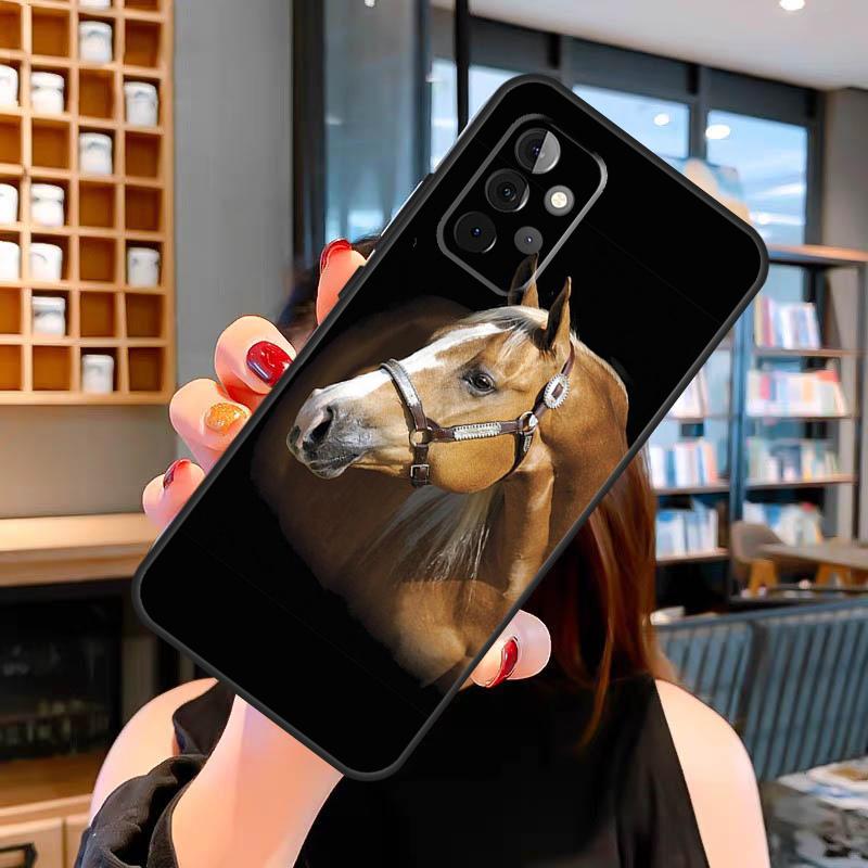 Horse Case For Samsung Galaxy A14 A34 A54 A13 A33 A53 A73 A52S A51 A71 A12 A22 A32 A42 A52 Cover