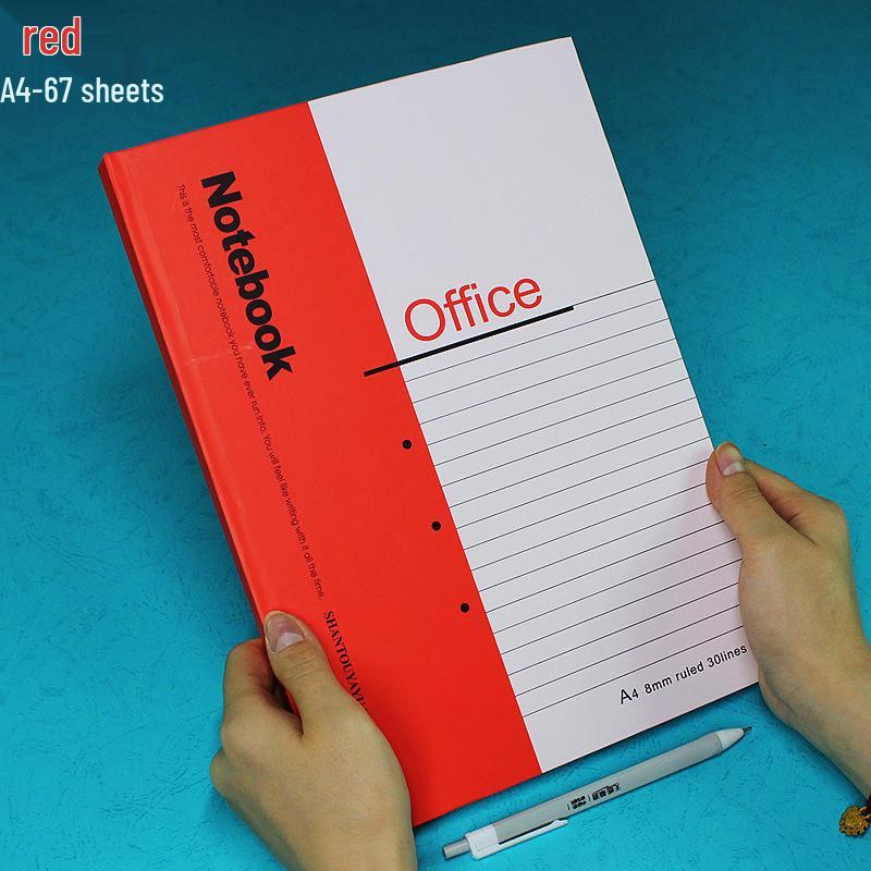 Großes Hardcover-Notizbuch - A4/B5/A5 Schülerheft, Tagebuch, Kassenbuch