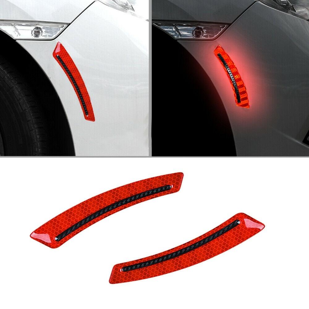 18.5*3.5cm Reflective Car Stickers 2Pcs Car Decals